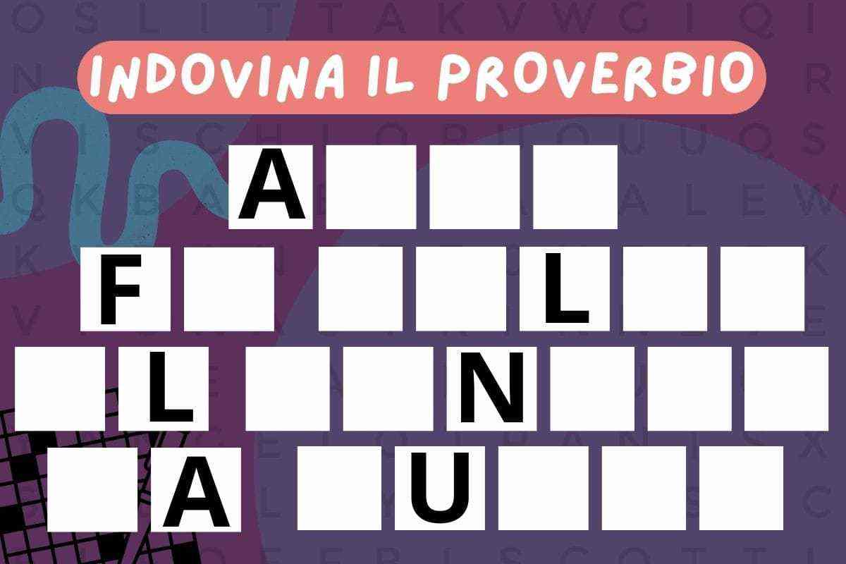 Il gioco sui proverbi