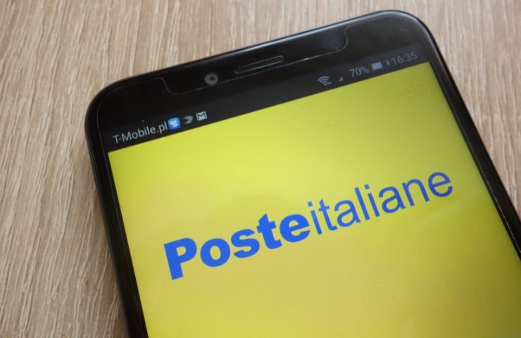 App di Poste Italiane sul telefonino