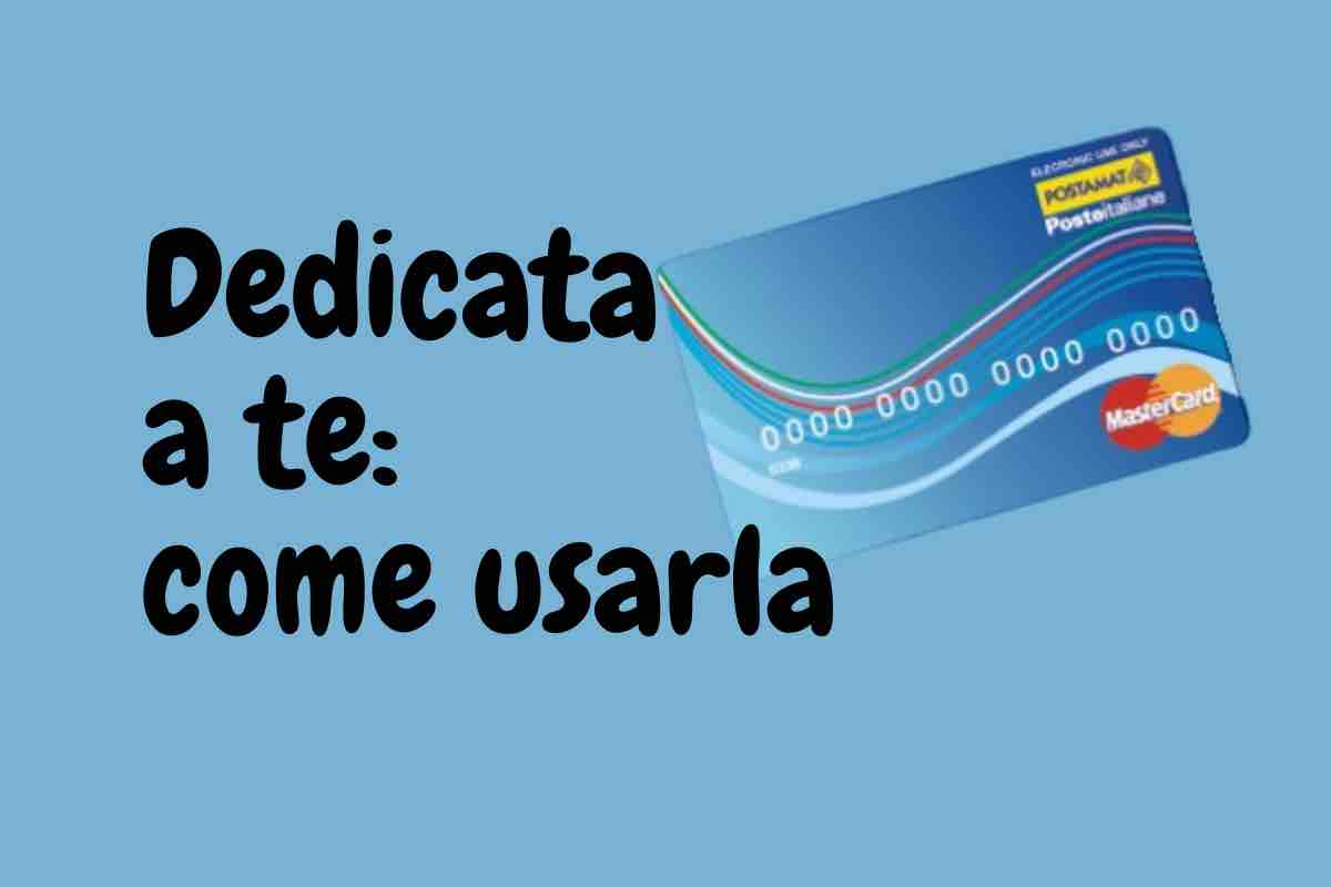 carta dedicata a te come usarla