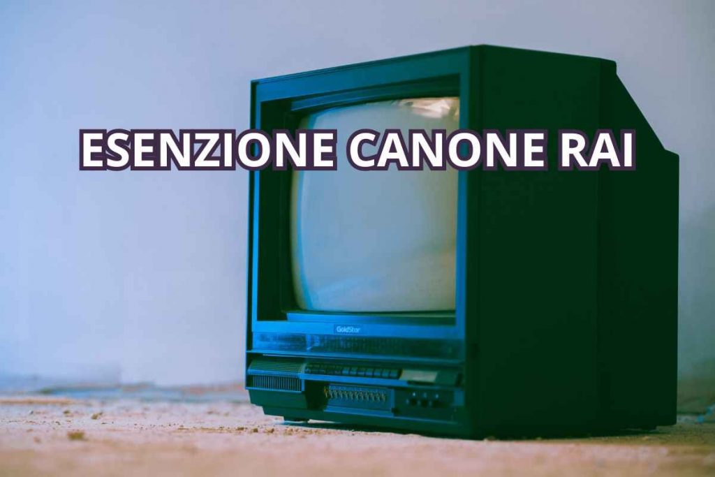 come fare autodichiarazione esenzione canone rai