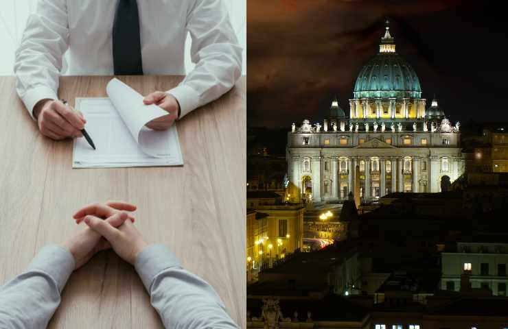 vaticano e colloquio di lavoro