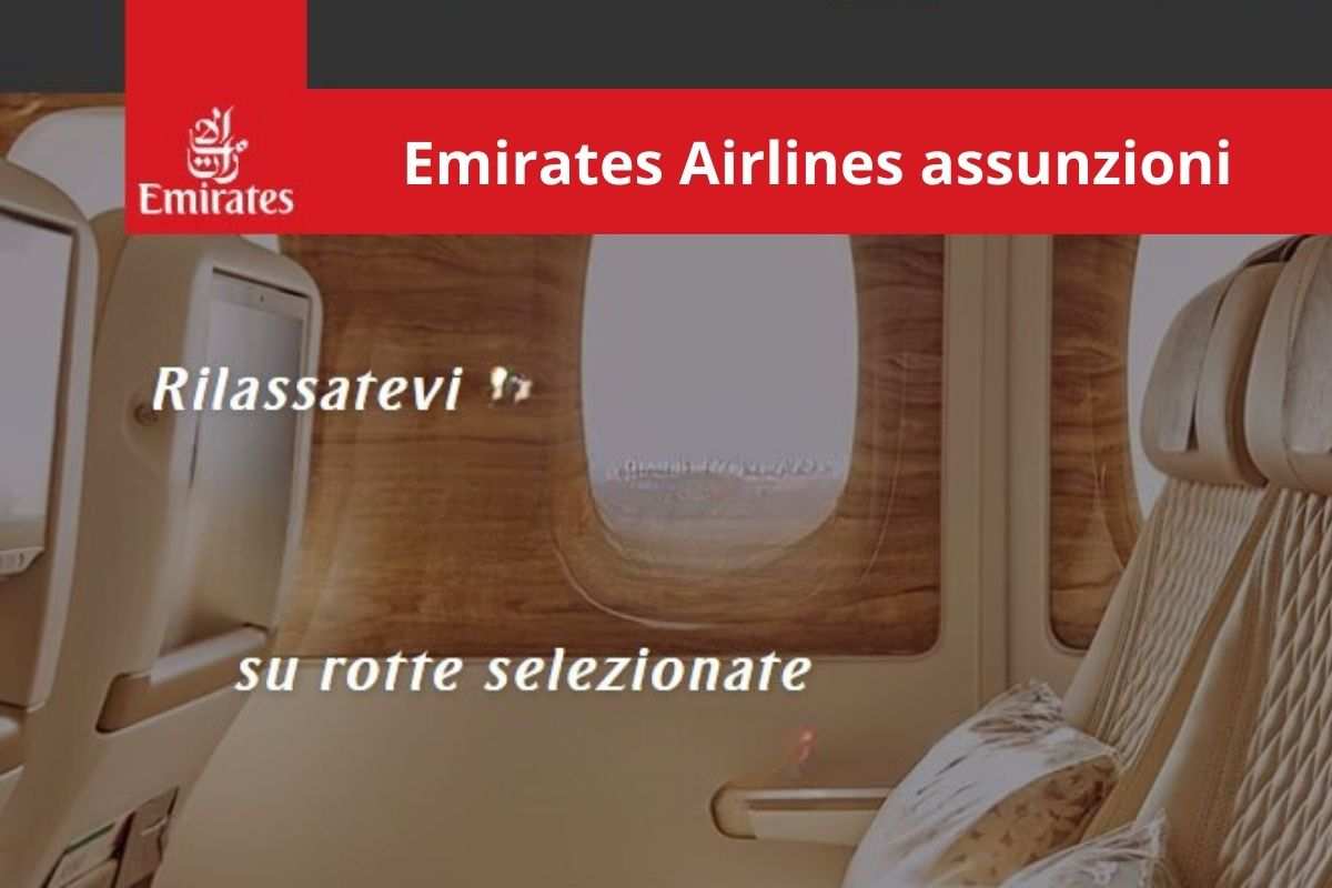 Emirates Airlines assume posizioni