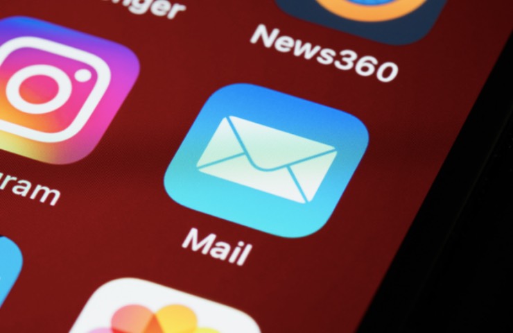 Applicazione delle email sulla home dell'iPhone