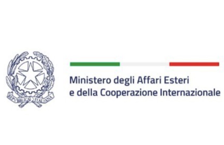 Logo del Ministero degli Esteri italiano 2024 
