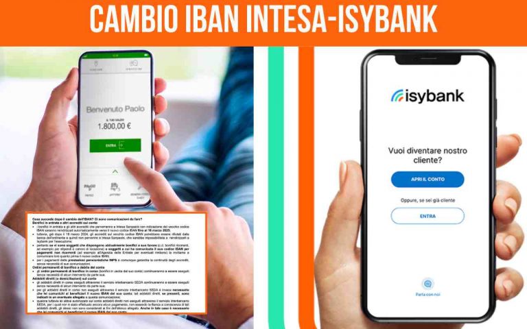 Da Intesa A Isybank Cosa Devi Sapere Se Ti Hanno Cambiato Iban