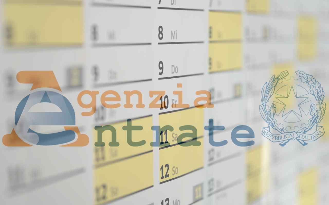 calendario agenzia entrate 2024