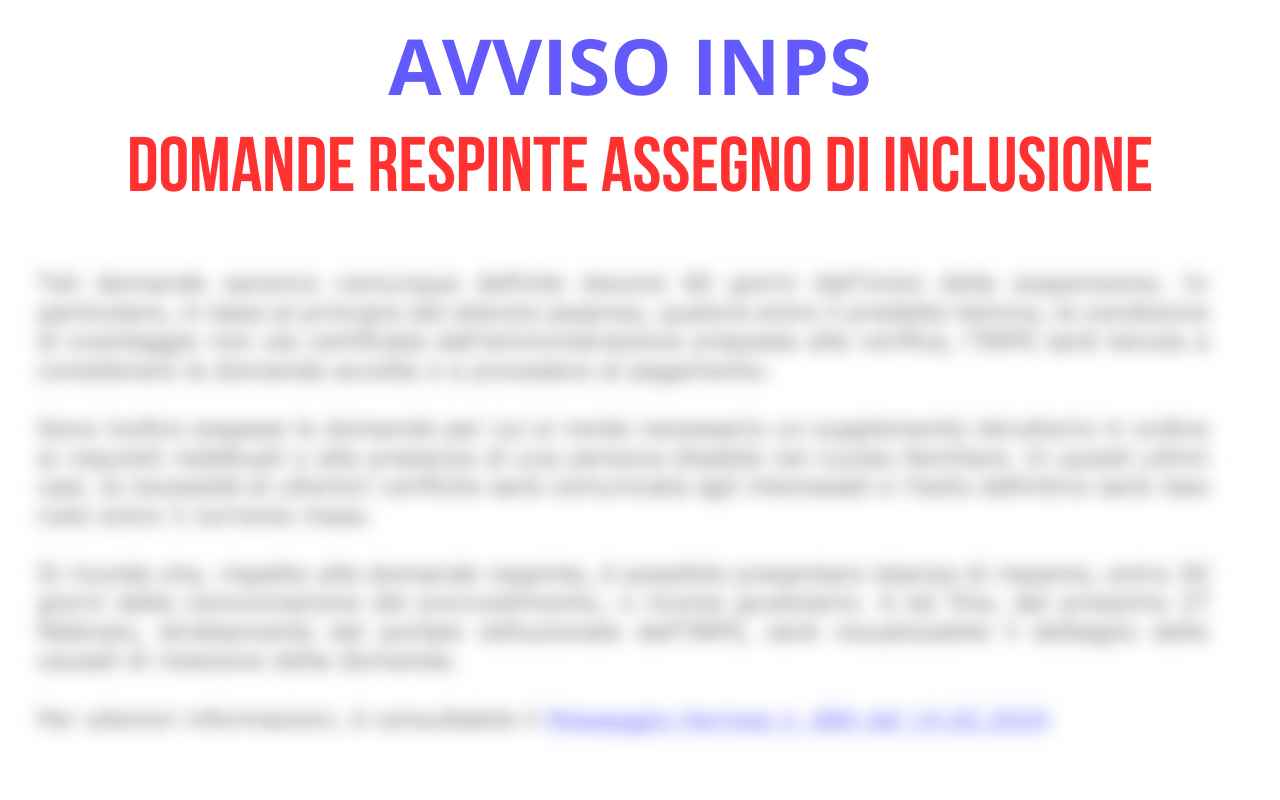 comunicazione INPS