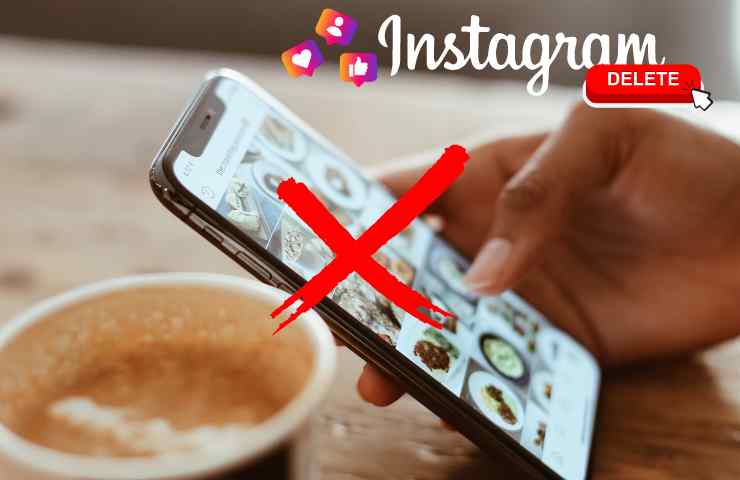 eliminare account instagram