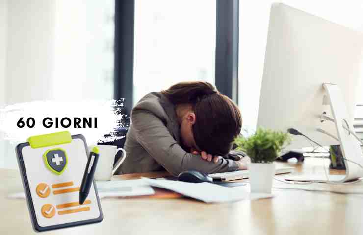 assenza lavoro 60 giorni 