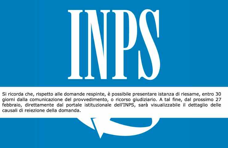 avviso INPS domande ADI respinte 