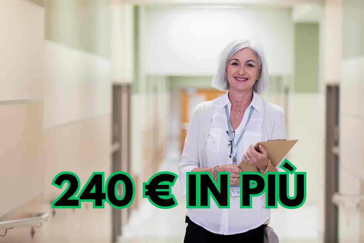 aumento 240 euro in più sullo stipendio