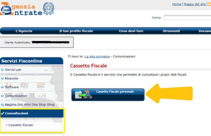 Cassetto fiscale come fare
