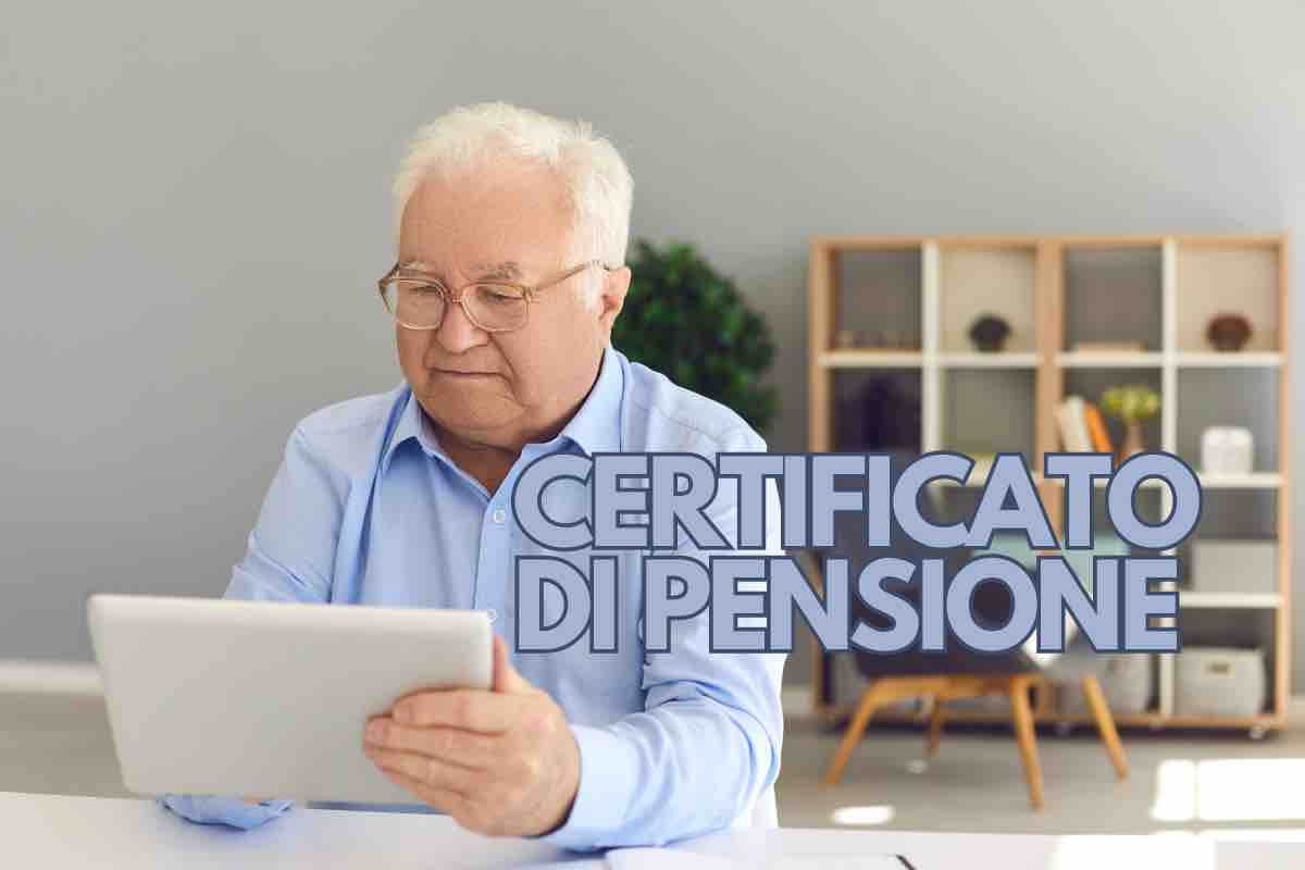 A che cosa serve il certificato di pensione