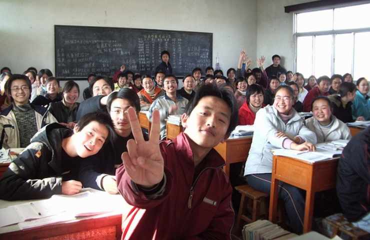 Una classe di studenti