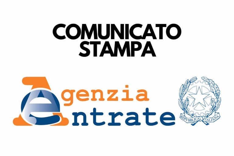 Agenzia delle Entrate, comunicato stampa: avviso a tutti i cittadini