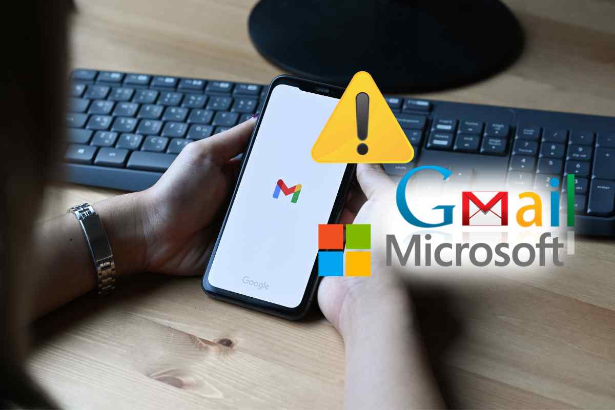 allarme sicurezza gmail e microsoft