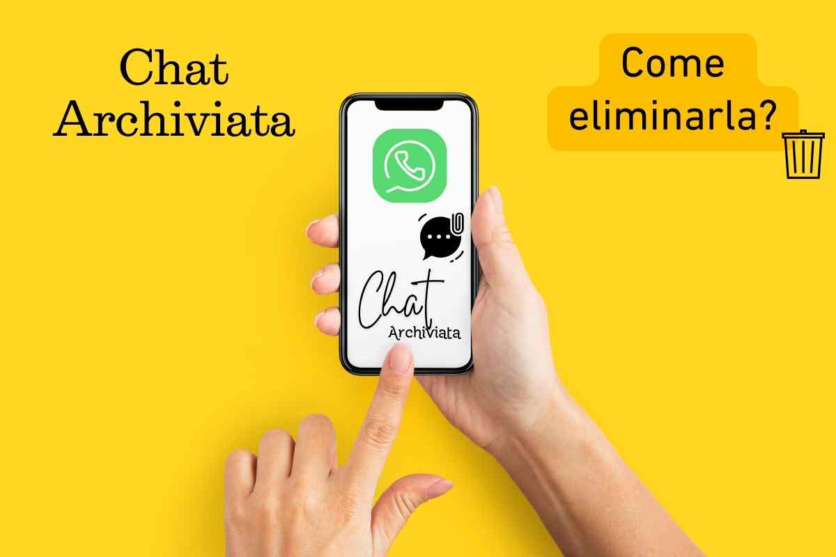 chat archiviata whatsapp come eliminarla