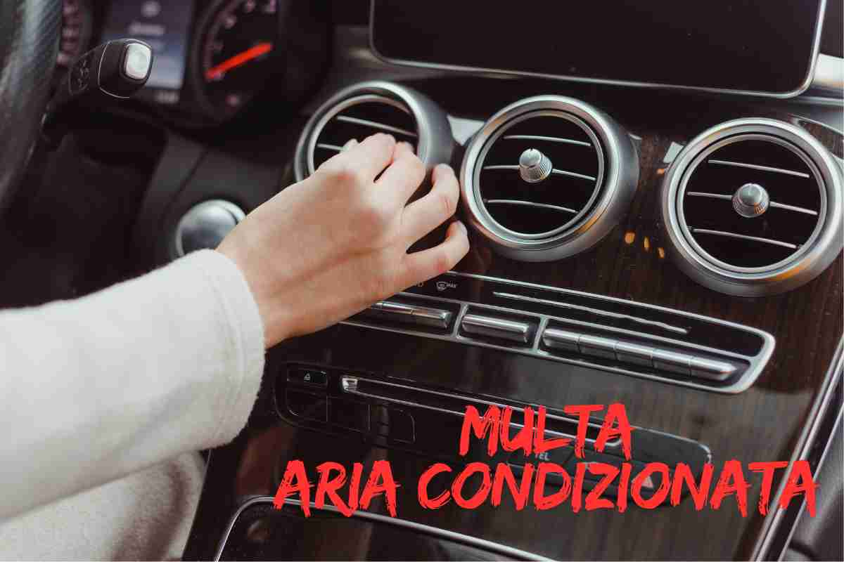 multa aria condizionata auto