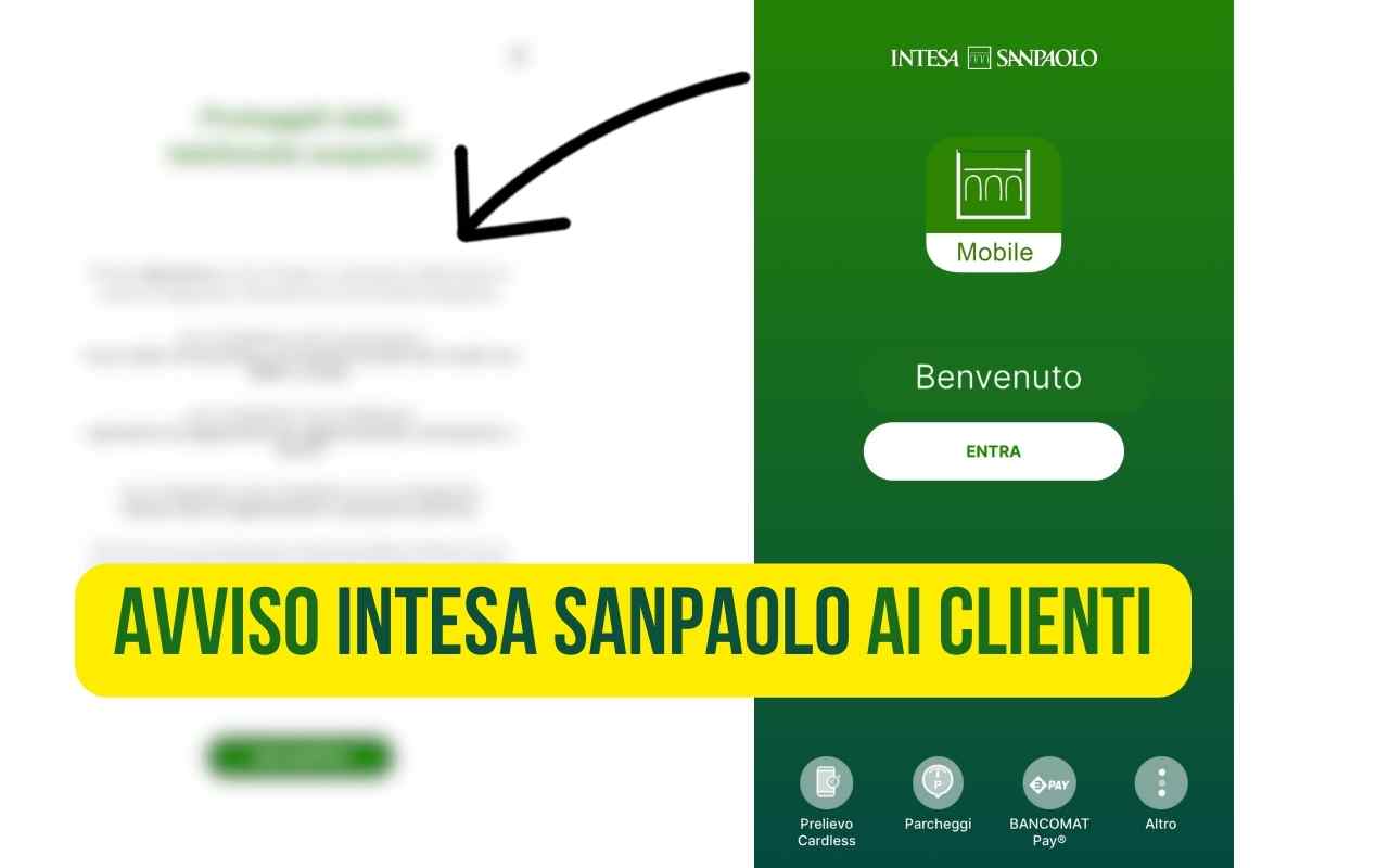 avviso Intesa San Paolo