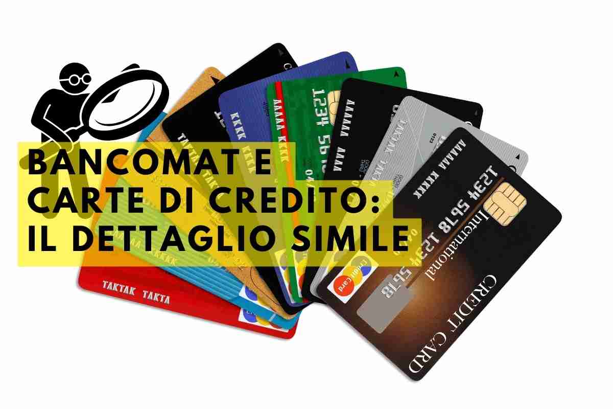 bancomat e carte di credito il dettaglio simile