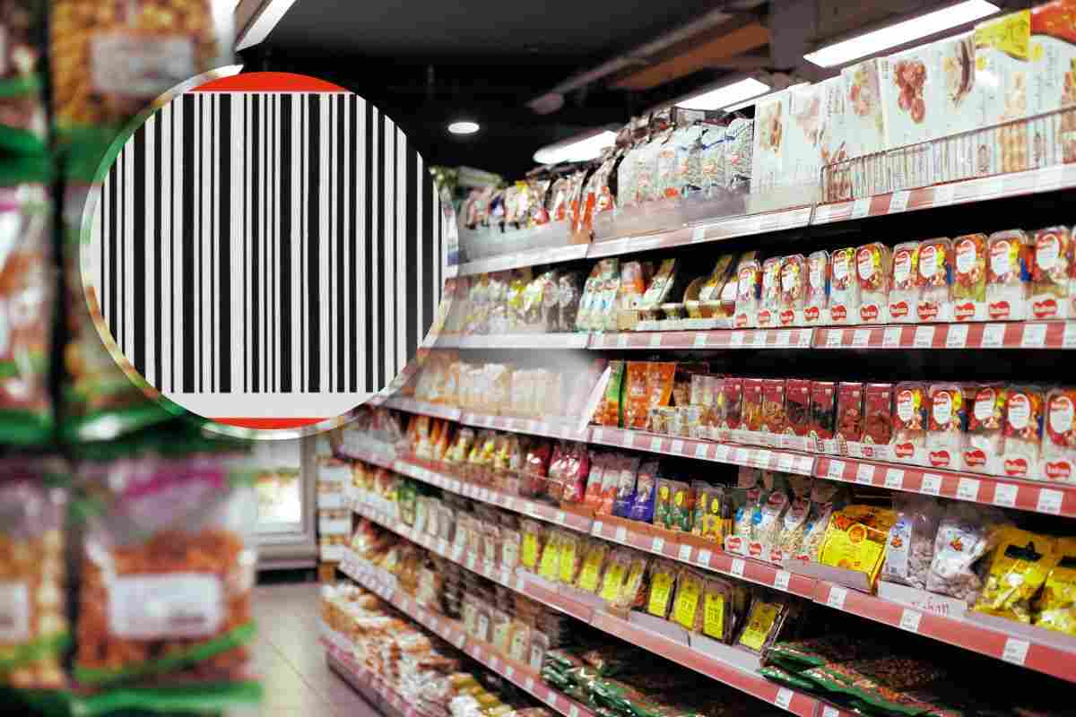 Code a barre dei prodotti da supermercato