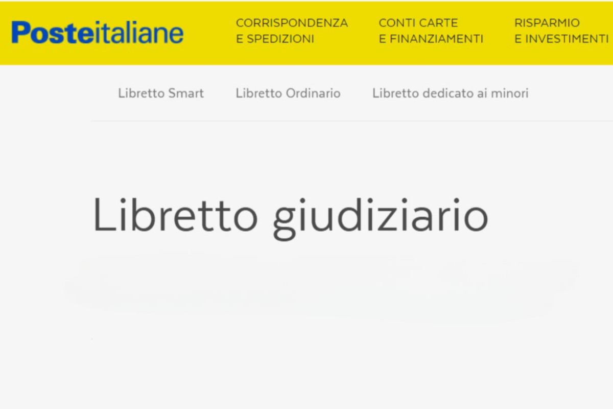 Libretto giudiziario