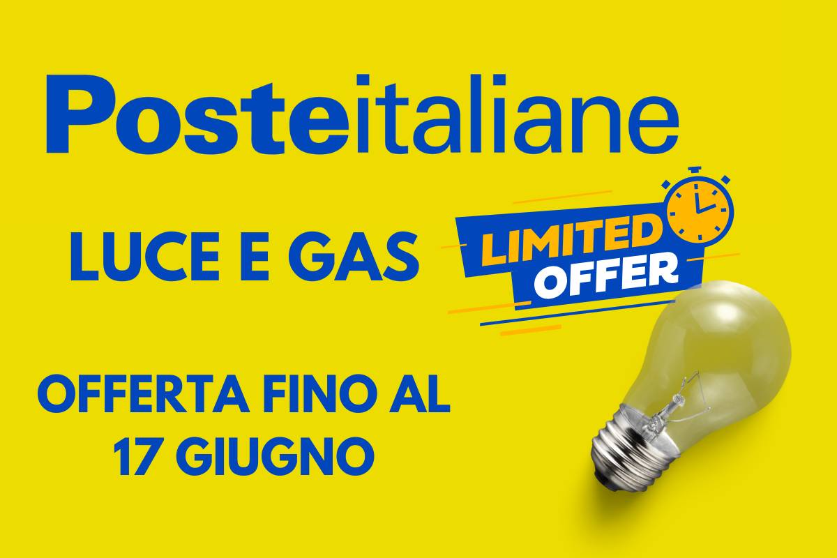 Luce e gas offerta Poste Italiane