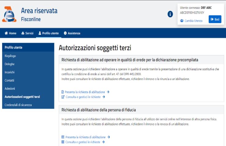 modello 730 precompilato autorizzazione a soggetti terzi