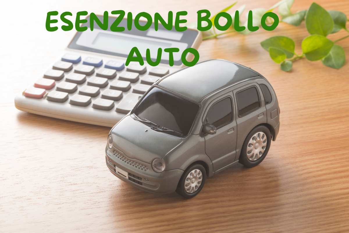 esenzione bollo auto