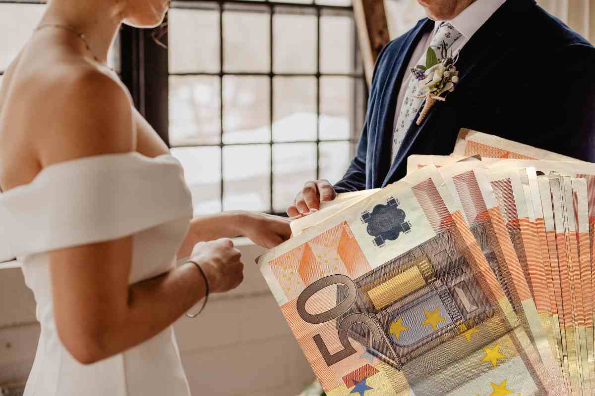 dichiarare soldi ricevuti in regalo al matrimonio