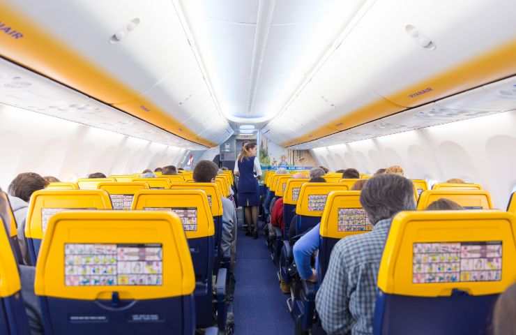 Interno di Ryanair