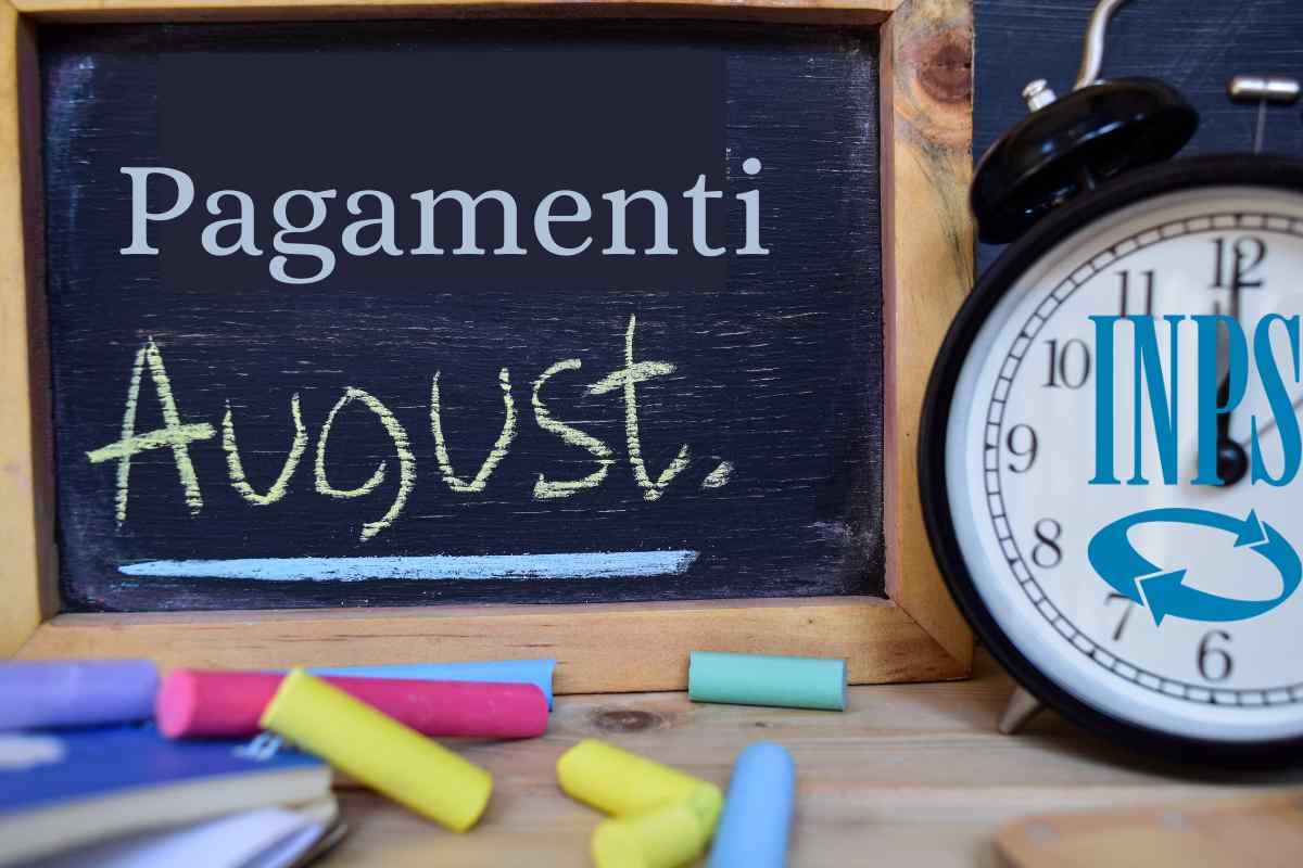 Pagamenti INPS del mese di agosto