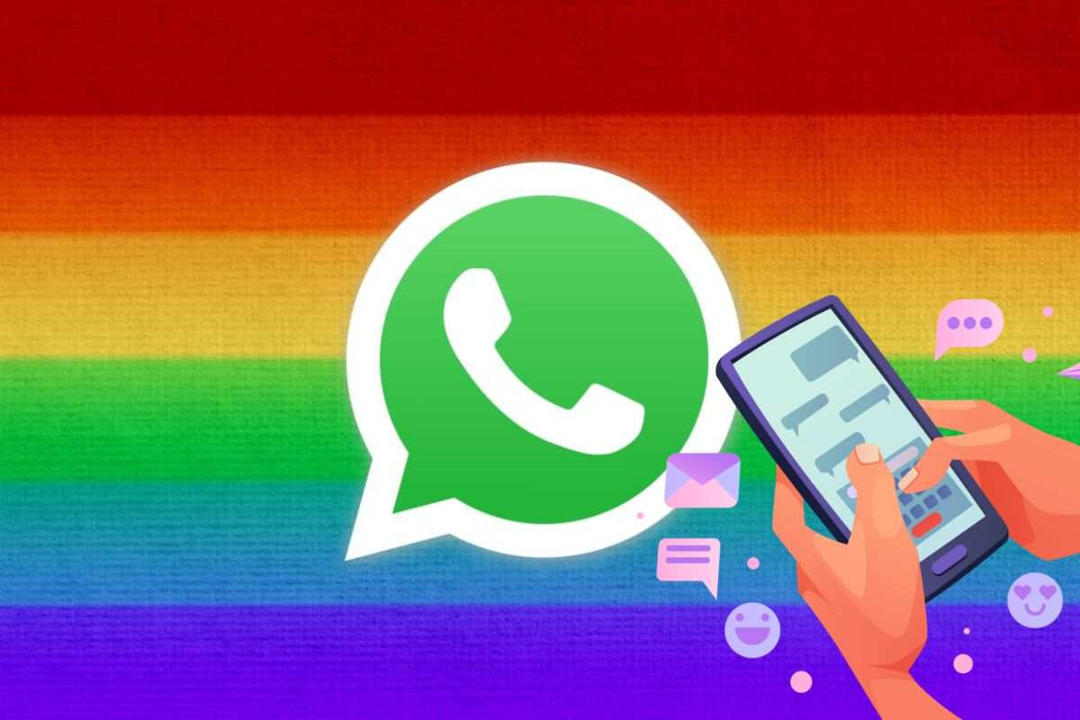 Whatsapp modalità arcobaleno come installare