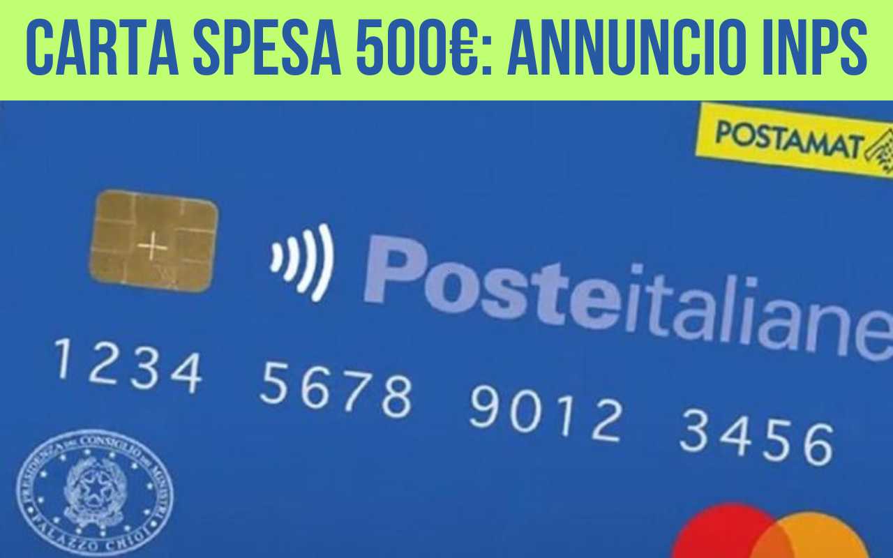 carta spesa da 500 euro 