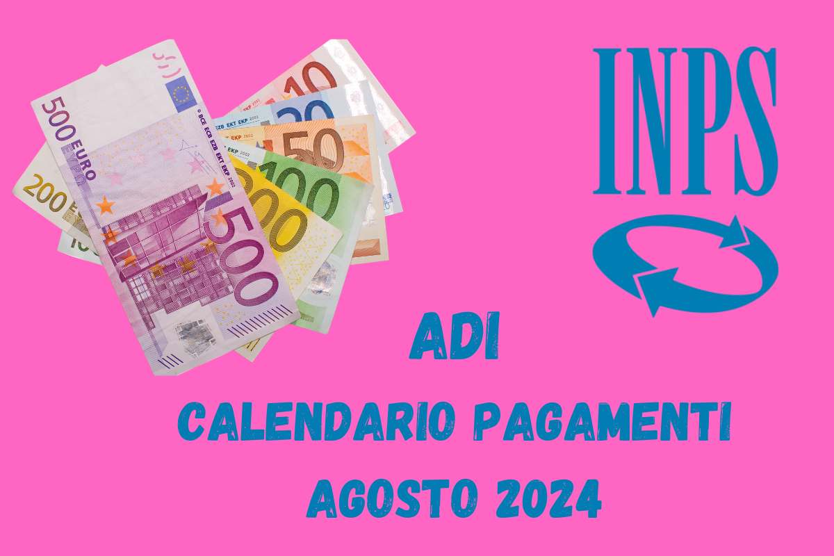 ADI calendario dei pagamenti di agosto 2024