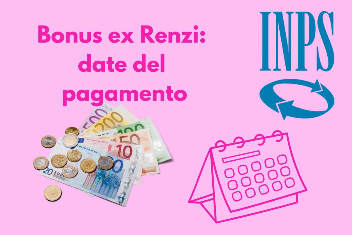 Bonus Ex Renzi agosto date di pagamento