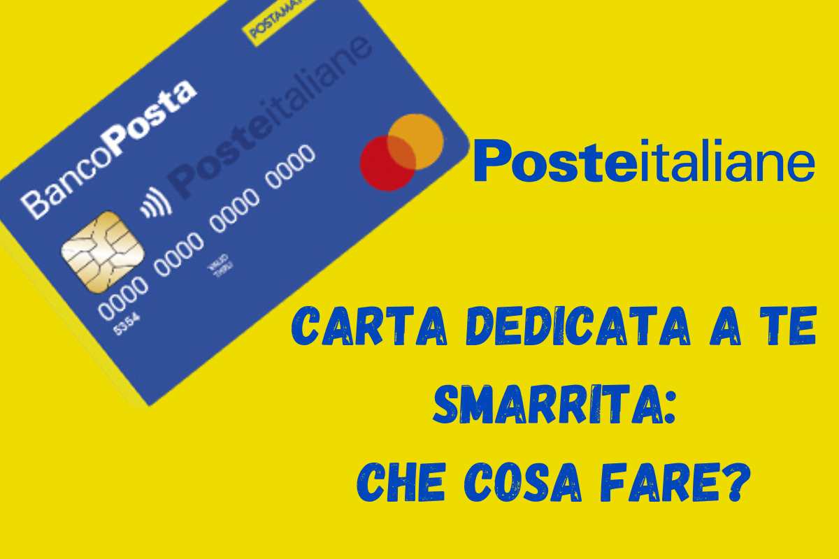 Carta Dedicata a Te smarrita che cosa fare