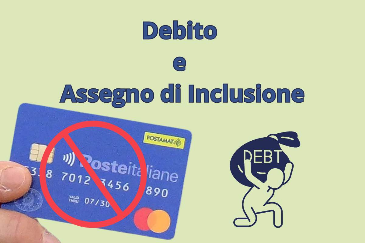 Debito e Assegno di Inclusione