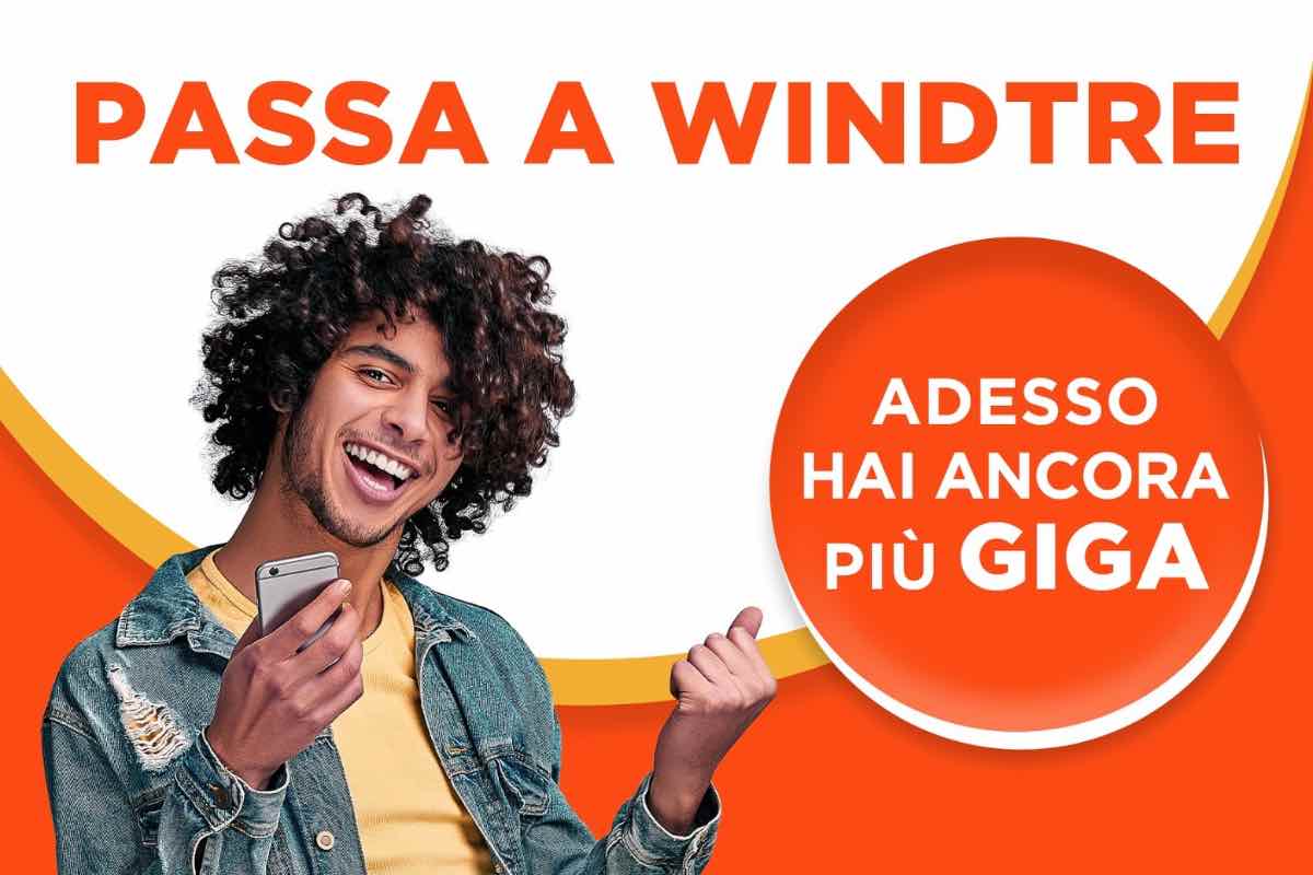 Invito a passare a WindTre con la nuova promo