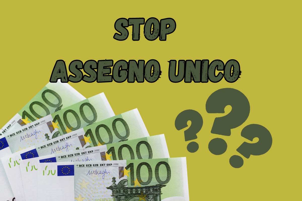 Stop assegno unico