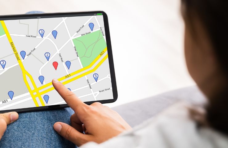 localizzare il cellulare con google maps