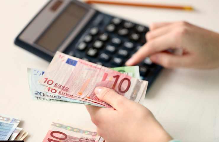 contare euro con calcolatrice