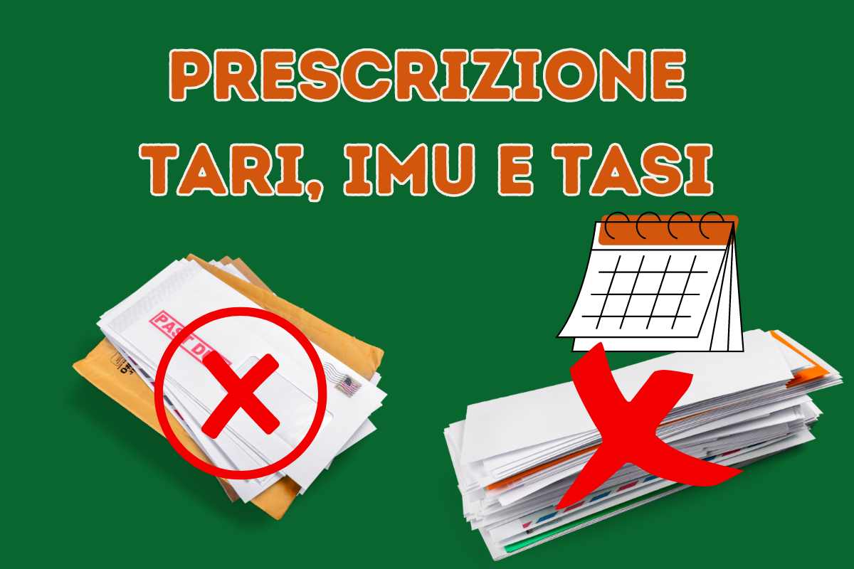 prescrizione tari, imu, tasi