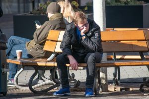 Un uomo che ha perso il lavoro